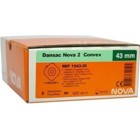 Hobama Placca Per Colo/ileo E Urostomia Autoportante Flangia Semovente A Spessore Ridotto Nova 2 Ritagliabile 70mm 5 Pezzi