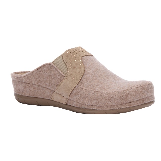 Scholl Dundee Wool + Suede W Beige 36