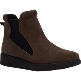 Scholl Gilly Ankle Boot Suede W Dk Taupe 39