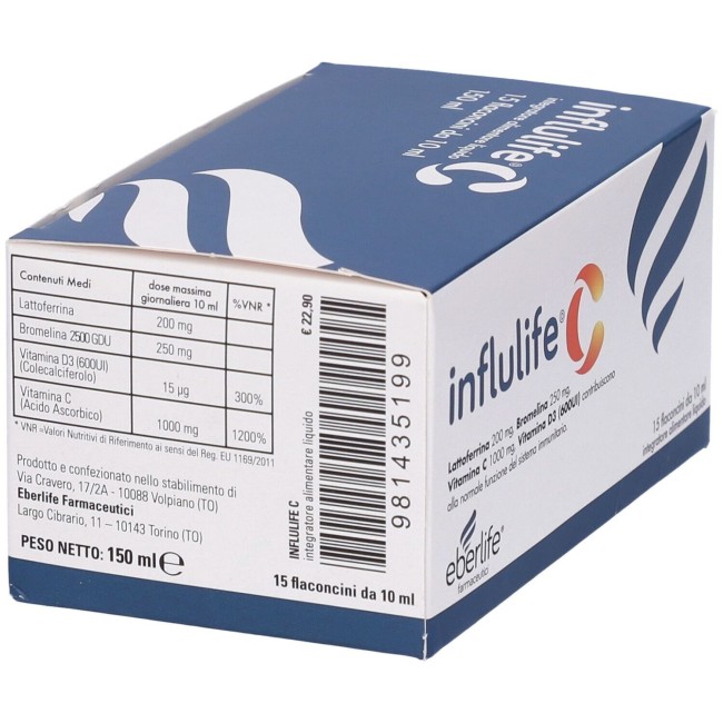 Eberlife Farmaceutici Influlife C 15 Stick Pack 10 Ml Eberlife Farmaceutici Influlife C 15 Stick Pack 10 Ml