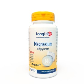 Longlife Magnesium Bisglycinate 90 Tavolette Divisibili Senza Glutine