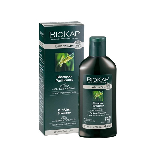 Bios Line Biokap Bellezza Bio Shampoo Purificante Cosmos Ecocert 200 Ml Biosline