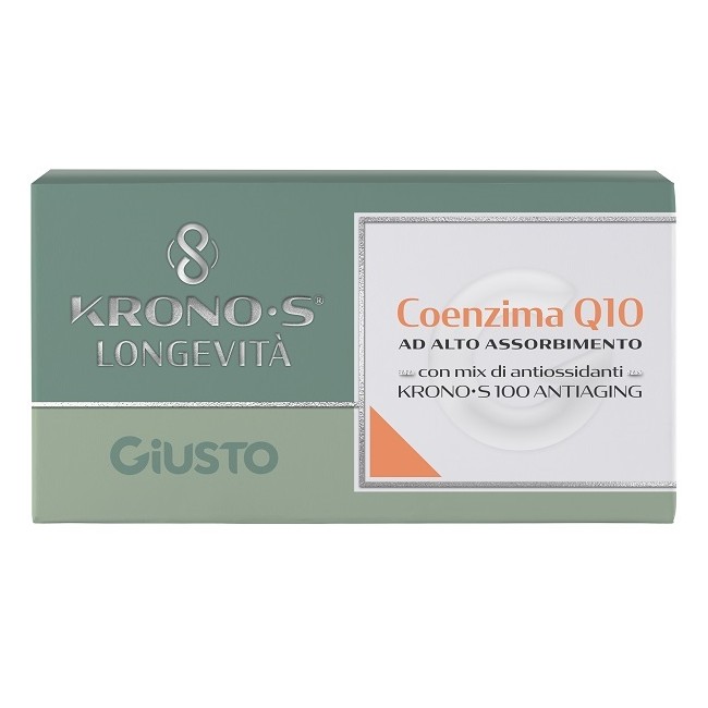 Farmafood Giusto Coenzima Q10 Kronos Ad Alto Assorbimento 20 Compresse
