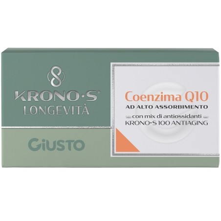 Farmafood Giusto Coenzima Q10 Kronos Ad Alto Assorbimento 20 Compresse