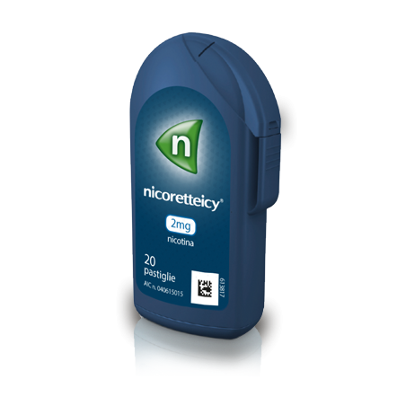Nicoretteicy 2 mg pasitglie 2 mg pastiglie 20 pastiglie in contenitore pp Nicoretteicy 2 mg pasitglie 2 mg pastiglie 20 pastiglie in contenitore pp