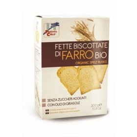 Buongiornobio Fsc Fette Biscottate Di Farro Bio Senza Zuccheri Aggiunti Con Olio Di Girasole Senza Olio Di Palma 200 G