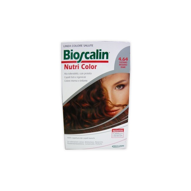 Giuliani Bioscalin Nutri Color 4,64 Castano Mogano Rame 124 Ml