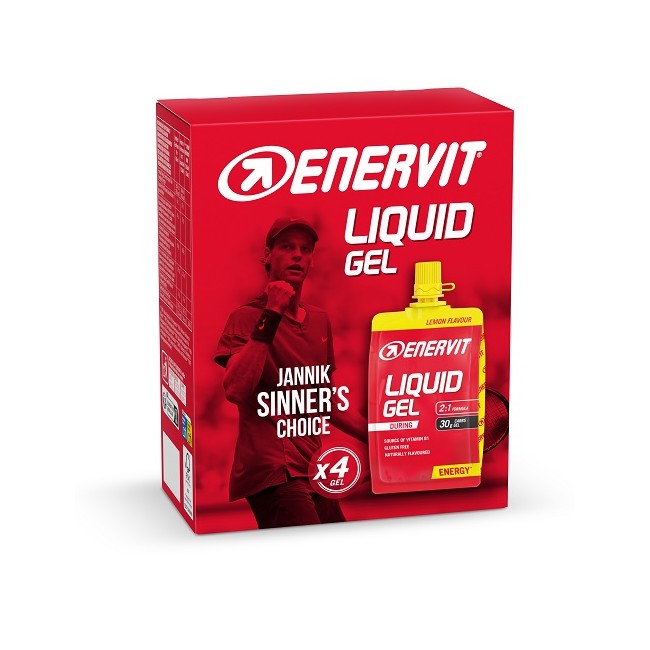 Enervit Sport Liquid Gel Lemon 4 Pezzi Da 60 Ml