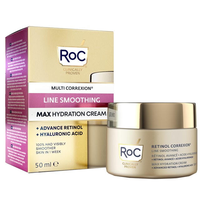 Roc Retinol Correxion Line Smoothing Crema Viso 50 Ml