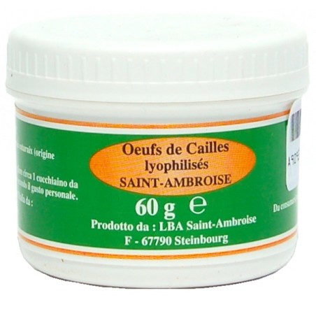 Vegetal Progress Uova Coturnix Liofilizzato 60 G