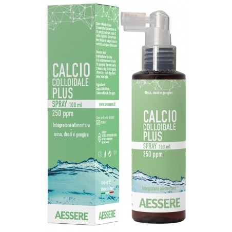 Aessere Calcio Colloidale Plus Spray 250ppm 100 Ml Aessere Calcio Colloidale Plus Spray 250ppm 100 Ml