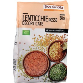 Fior Di Loto Lenticchie Piccole Rosse Decorticate Bio 400 G