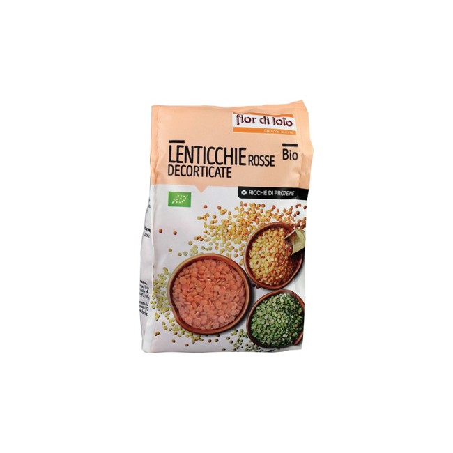 Fior Di Loto Lenticchie Piccole Rosse Decorticate Bio 400 G