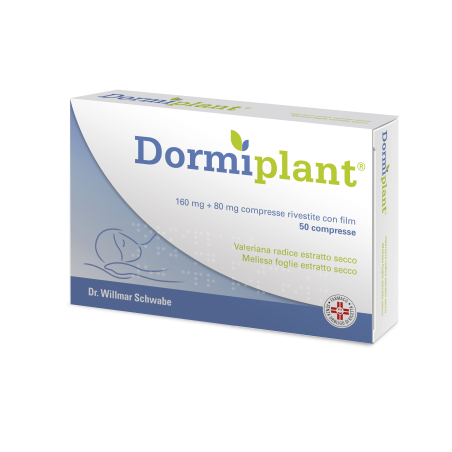 Schwabe Pharma Dormiplant 160 Mg + 80 Mg Compresse Rivestite Valeriana Officinalis L.s.l. Radice Estratto Secco, Melissa Officin