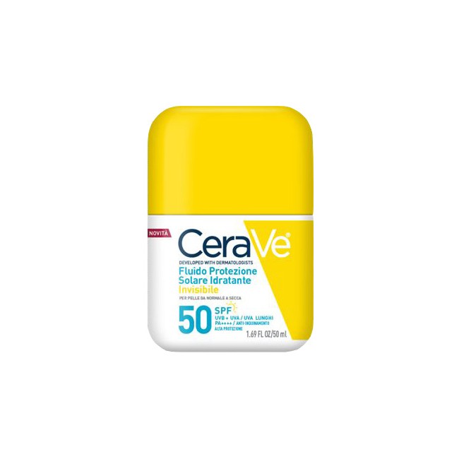 Cerave Fluido Protezione Solare Idratante Invisibile Spf50 50 Ml