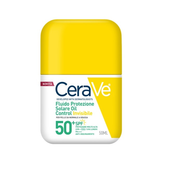 Cerave Fluido Protezione Solare Oil Control Invisibile Spf50+ 50 Ml