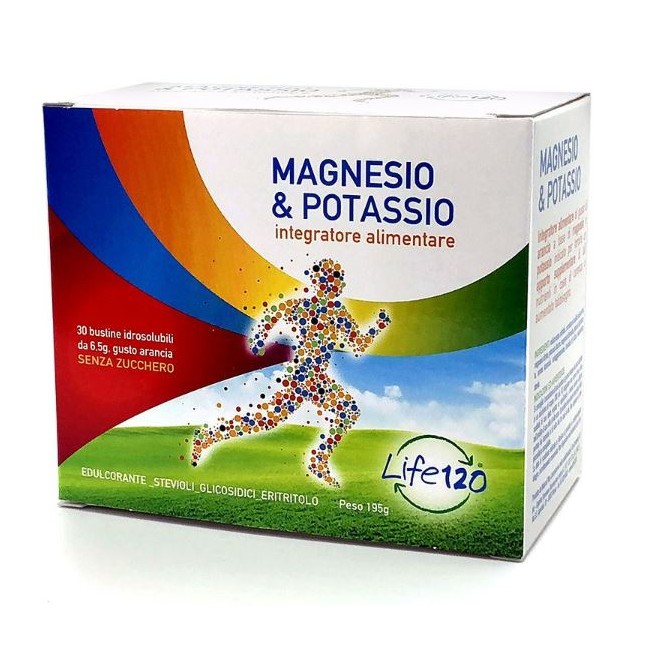 Life 120 Magnesio E Potassio 30 Bustine