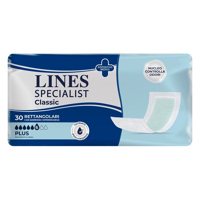 Fater Pannolone Lines Specialist Classic Rettangolare Con Barriera Control 30 Pezzi Fater Pannolone Lines Specialist Classic Rettangolare Con Barriera Control 30 Pezzi