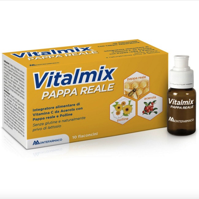 Vitalmix Pappa Reale Integratore a Base di Pappa Reale 10 Flaconcini