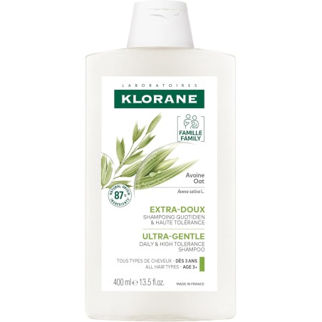 Klorane  Latte Avena Shampoo Uso Frequente 400 Ml
