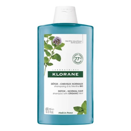 Klorane Shampoo Menta Acquatica Bio 400ml Klorane Shampoo Menta Acquatica Bio 400ml