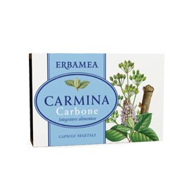 Erbamea Carmina Carbone 24 Capsule Vegetali 12 G