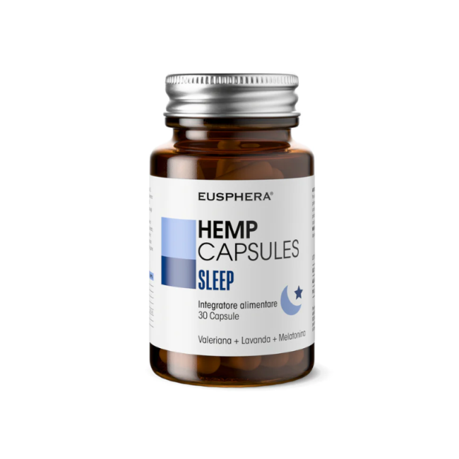 Eusphera Hemp Capsules Sleep 30 Capsule Da 599 Mg