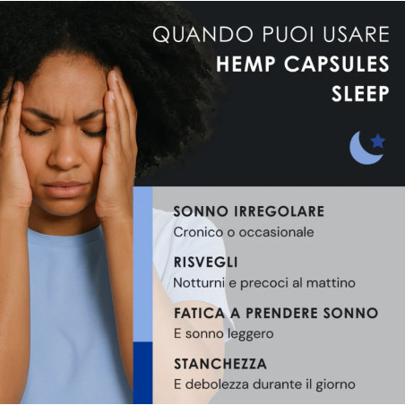 Eusphera Hemp Capsules Sleep 30 Capsule Da 599 Mg