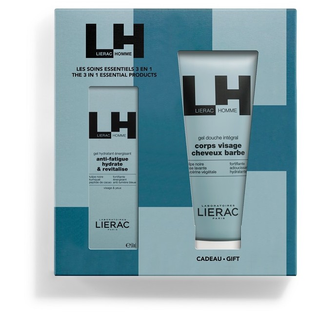 Lierac Coffret Lierac Homme Gel Idratante 50 Ml + Gel Doccia 200 Ml