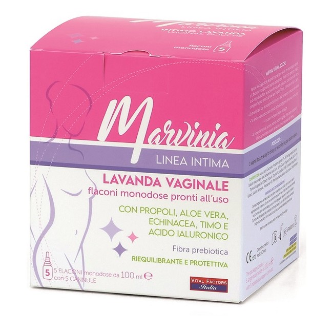 Vital Factors Marvinia Lavanda Vaginale Monouso 5 Flaconi Da 100 Ml Vital Factors Marvinia Lavanda Vaginale Monouso 5 Flaconi Da 100 Ml