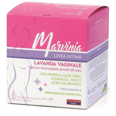 Vital Factors Marvinia Lavanda Vaginale Monouso 5 Flaconi Da 100 Ml Vital Factors Marvinia Lavanda Vaginale Monouso 5 Flaconi Da 100 Ml