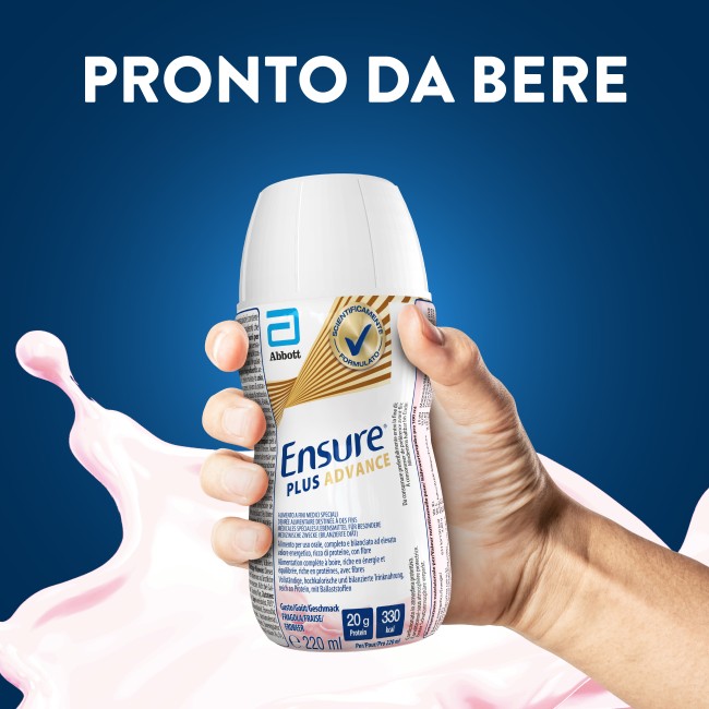 Ensure Plus Advance Fragola 4 Bottiglie da 220ml