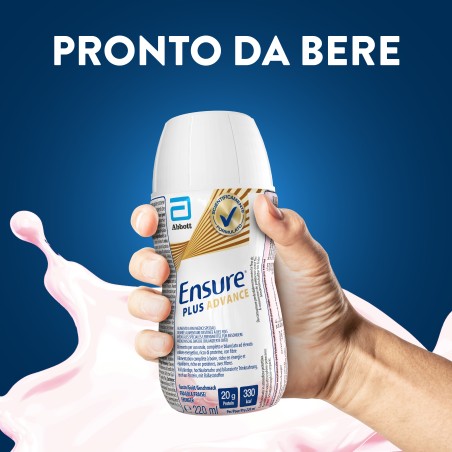 Ensure Plus Advance Fragola 4 Bottiglie da 220ml