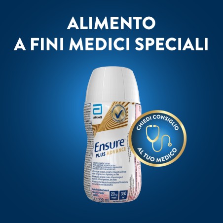Ensure Plus Advance Fragola 4 Bottiglie da 220ml