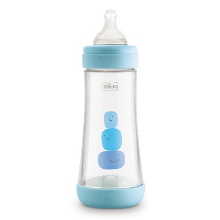 Chicco biberon perfect 5 boy 300 ml in silicone 3 fori Chicco biberon perfect 5 boy 300 ml in silicone 3 fori