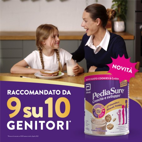 Pediasure Integratore Multivitaminico Bambini 850 g Cookies & Cream