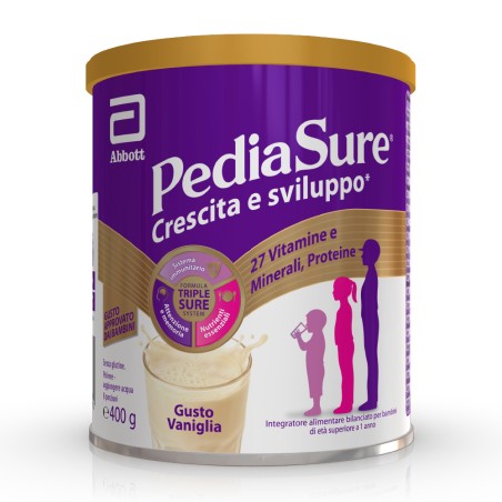 Pediasure Crescita&sviluppo Rinforza Vaniglia 400 G