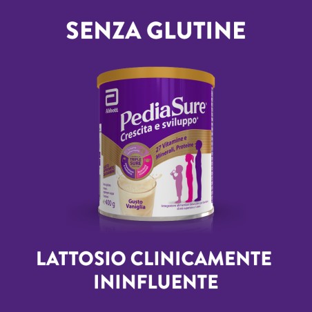 Pediasure Crescita&sviluppo Rinforza Vaniglia 400 G