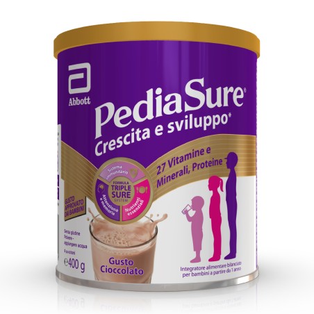 Pediasure crescita&sviluppo rinforza cioccolato 400 g