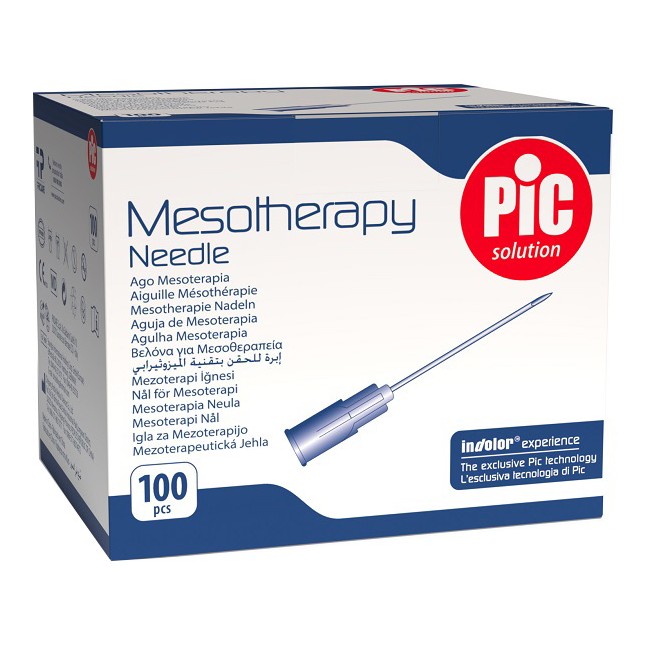 Ago Pic Mesoterapia Sterile Monouso Apirogeno Atossico Cono Luer Lock Gauge 27 4 Mm 1 Pezzo