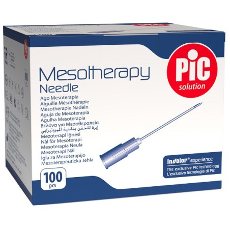 Ago Pic Mesoterapia Sterile Monouso Apirogeno Atossico Cono Luer Lock Gauge 27 4 Mm 1 Pezzo