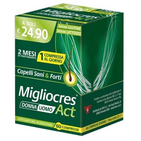 F&f Migliocres Act 60 Compresse Divisibili