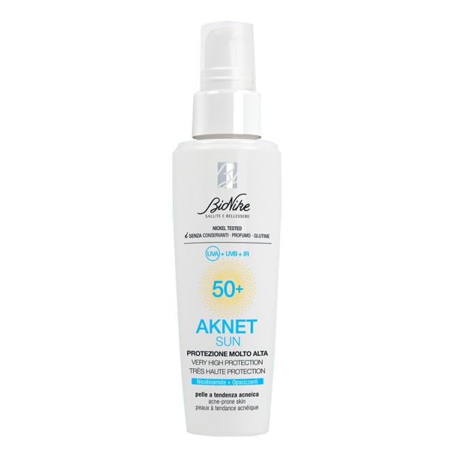 Bionike Aknet Sun Protezione Molto Alta spf50+ 50 ml
