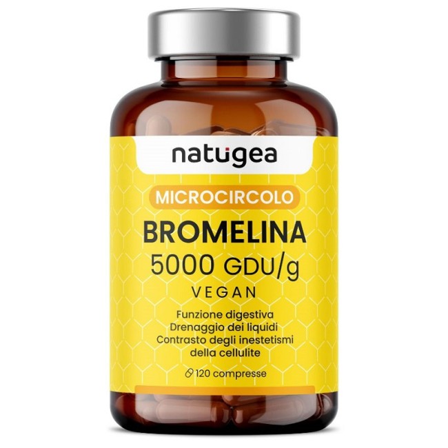 Natugea Bromelina 5000 5000 Gdu/g 120 Compresse