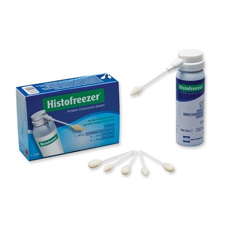 Gima Histofreezer Mix Mini Kit Per Crioterapia 1 Bomboletta Di Aerosol Da 80 Ml + 16 Applicatori Da 2mm + 16 Applicatori Da 5 Mm