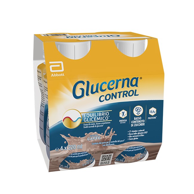 Abbott Glucerna Control Caffe'4x220 Ml