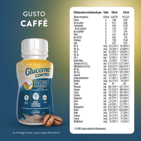 Abbott Glucerna Control Caffe'4x220 Ml