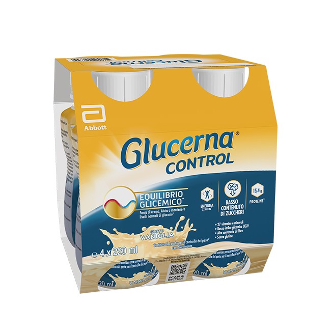 Abbott Glucerna Control Vaniglia 4x220 Ml