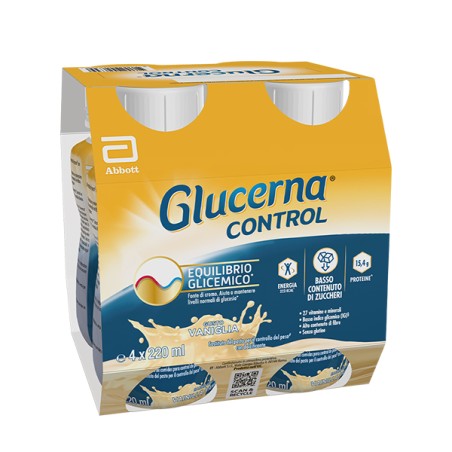 Abbott Glucerna Control Vaniglia 4x220 Ml