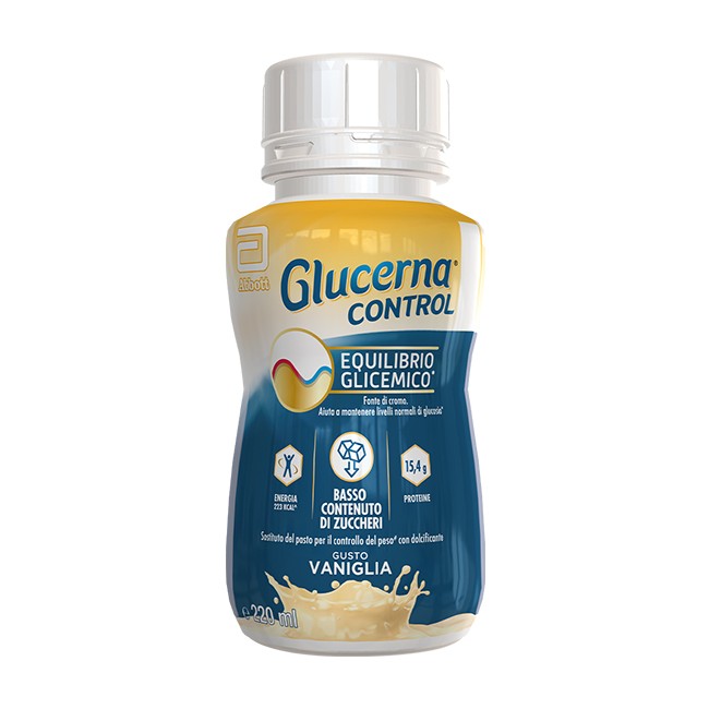 Abbott Glucerna Control Vaniglia 4x220 Ml